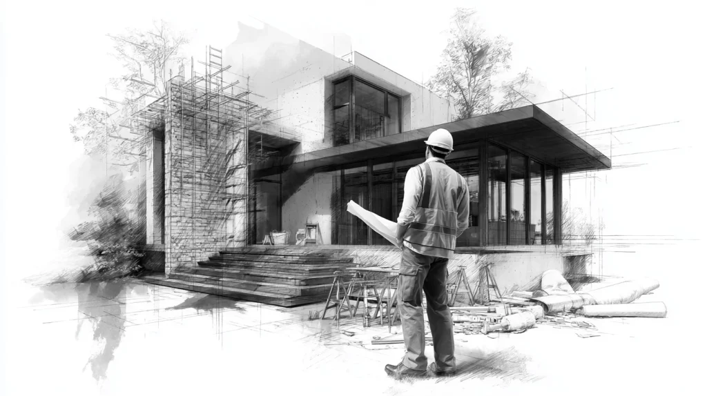 Građevinski nadzor izgradnje kuće Alter Ego Architects